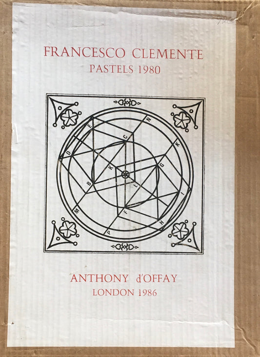 FRANCESCO CLEMENTE PASTELS 1980 フランチェスコ・クレメンテ作品集 限定版 署名入り