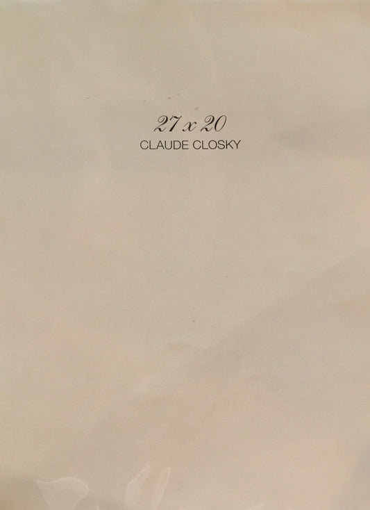27 x 20 Claude Closky クロード・クロスキー 1500部限定