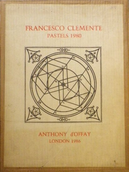 FRANCESCO CLEMENTE PASTELS 1980 フランチェスコ・クレメンテ 作品集 限定版 署名入り