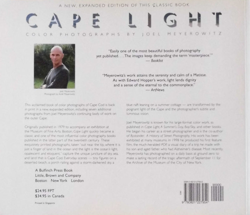 CAPE LIGHT COLOR PHOTOGRAPHS BY JOEL MEYEROWITZ A New,Expanded Edition ジョエル・マイヤーウィッツ写真集