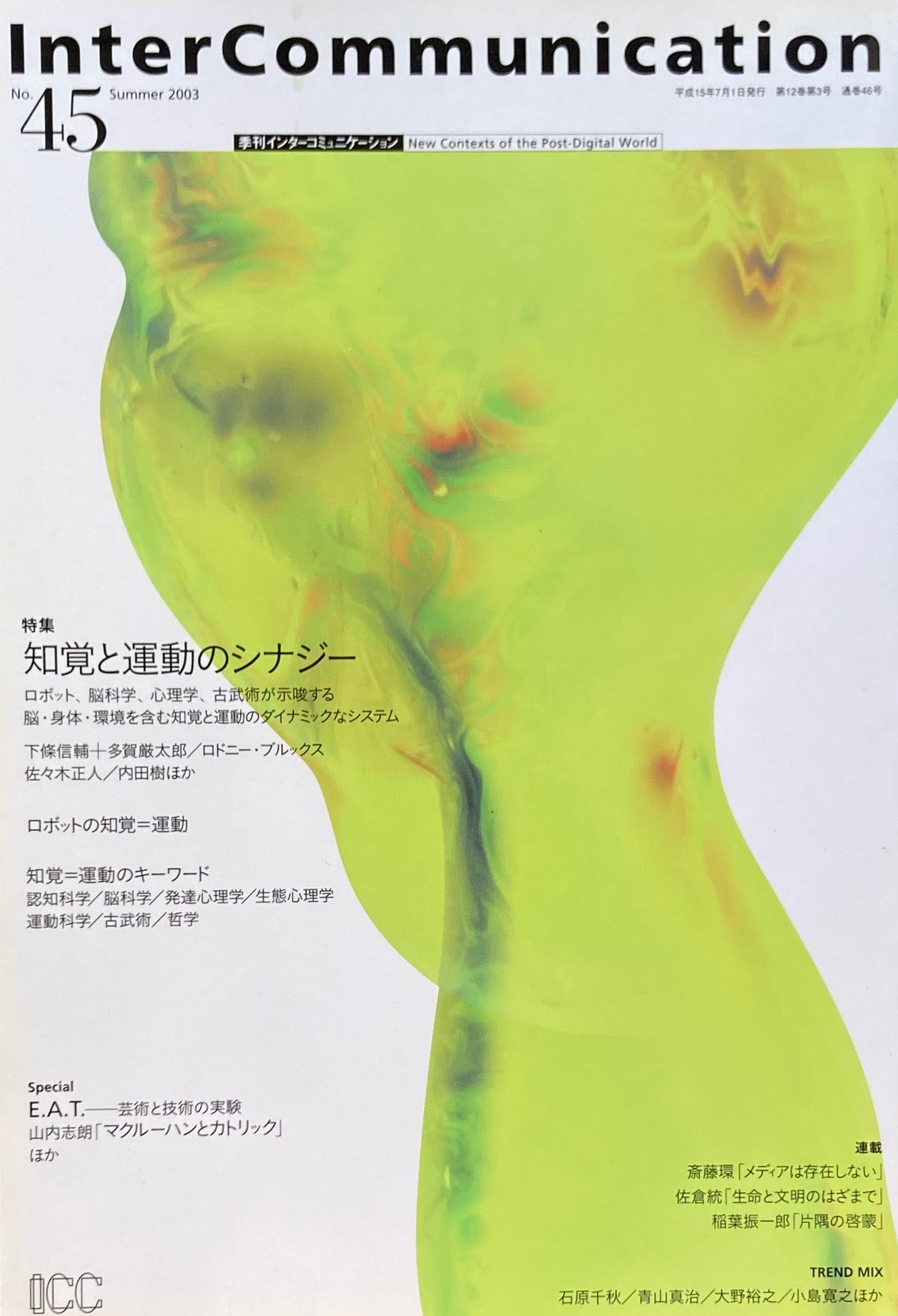 季刊インターコミュニケーション no.45 2003年summer
