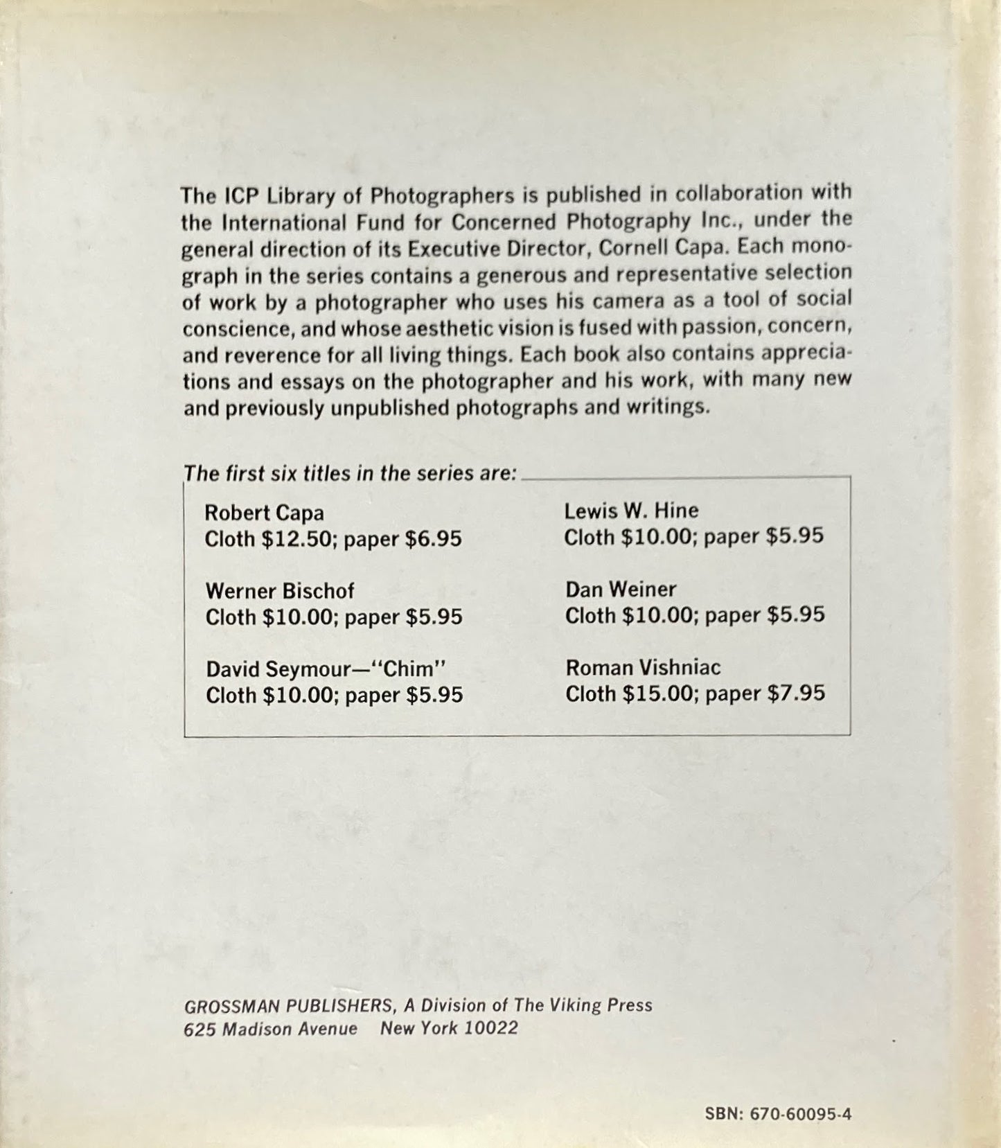 Robert Capa 1913-1954 ロバート・キャパ
