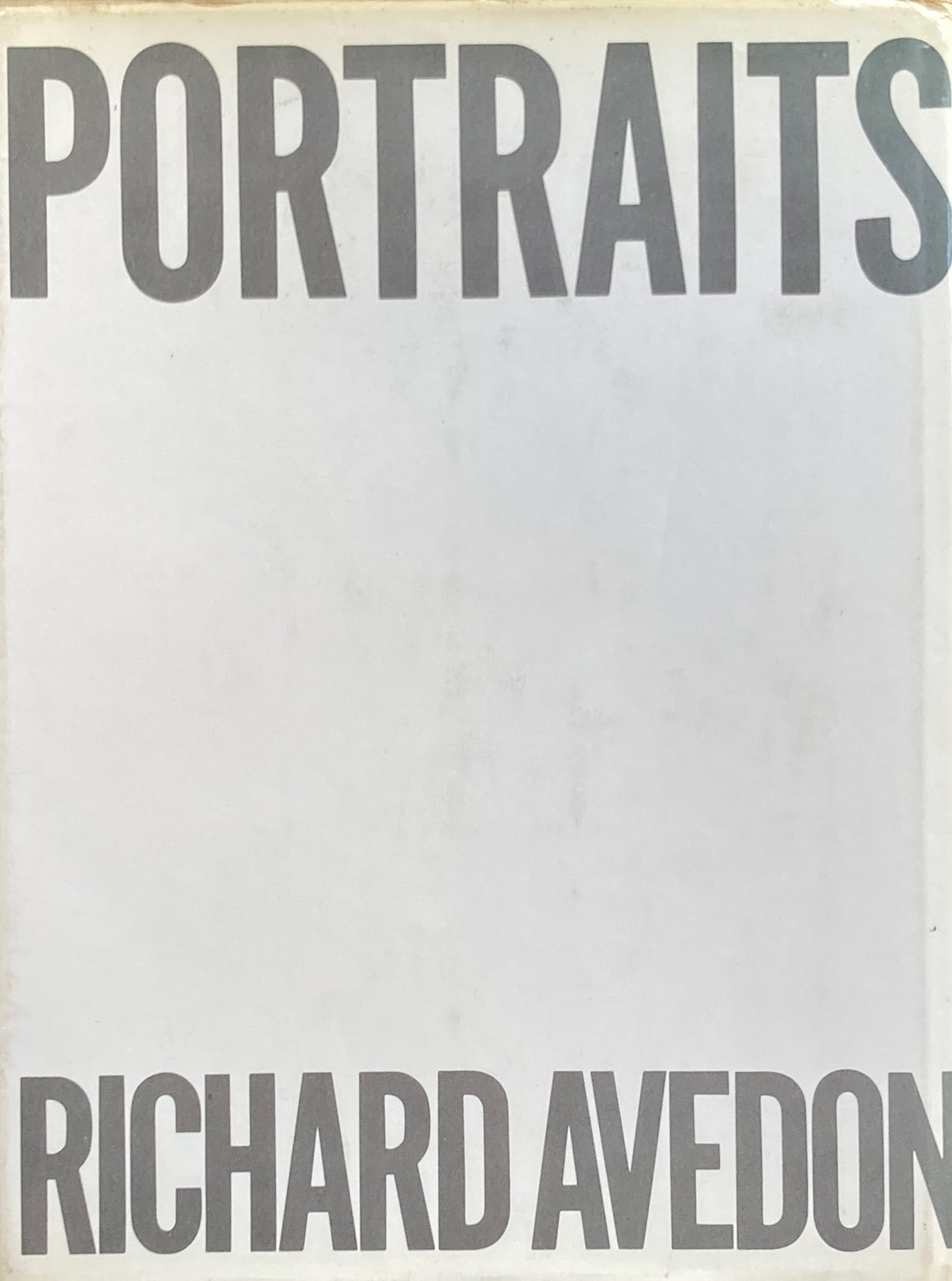PORTRAITS RICHARD AVEDON  リチャード・アヴェドン Farrar Straus & Giroux