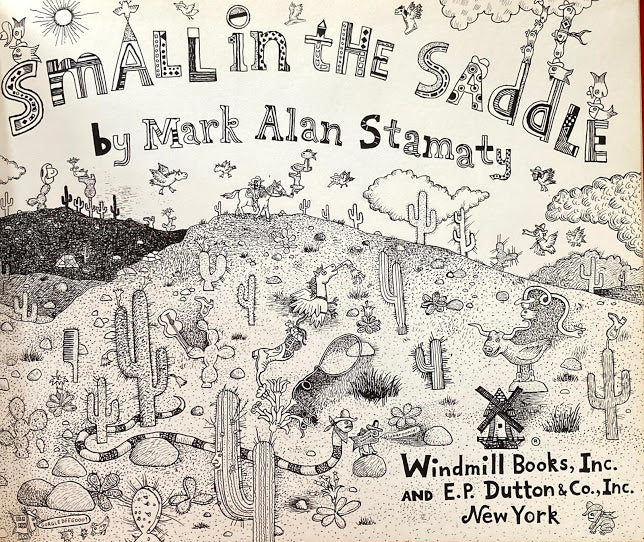 Small in the saddle Mark Alan Stamaty マーク・アラン・スタマティー