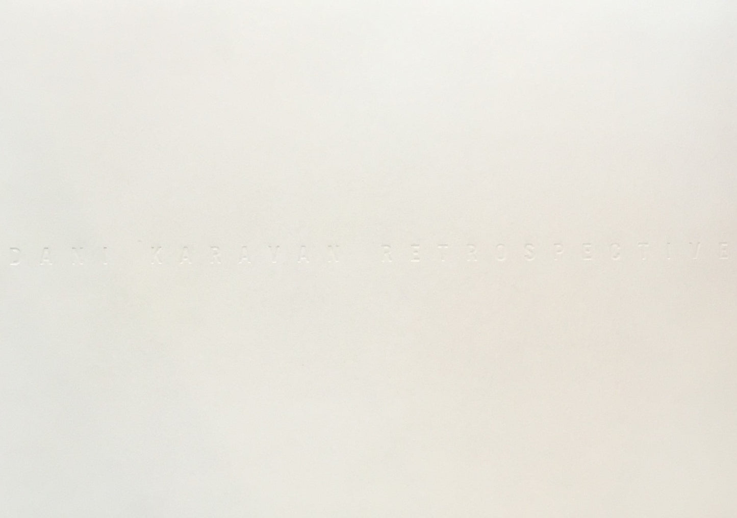 ダニ・カラヴァン展 DANI KARAVAN