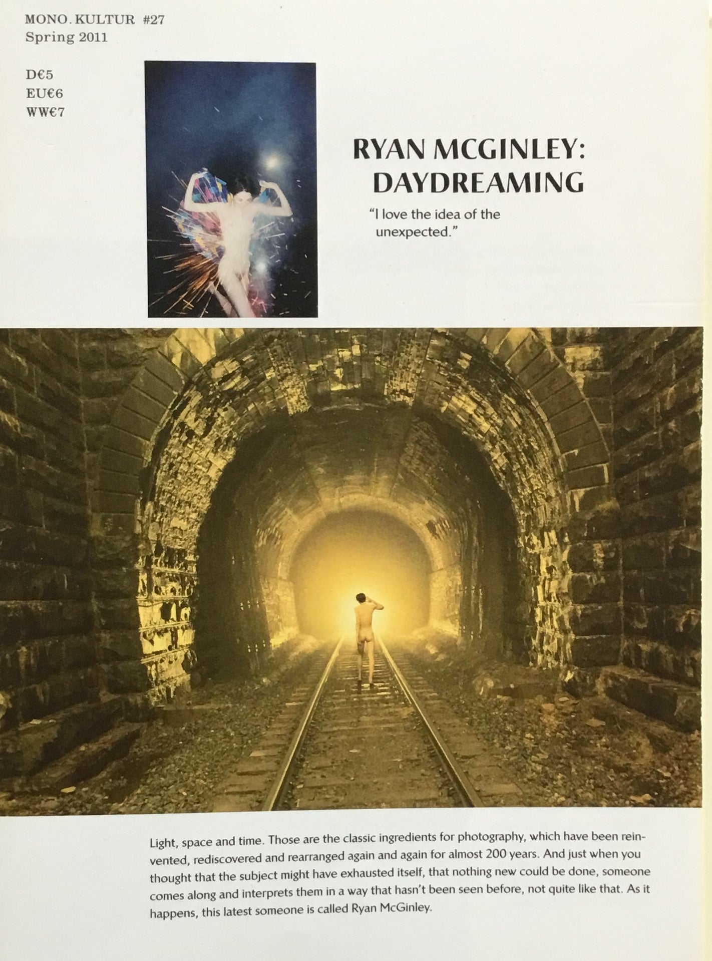 MONO.KULTUR #27 Spring2011 RYAN MCGINLEY:DAYDREAMING ライアン・マッギンレー