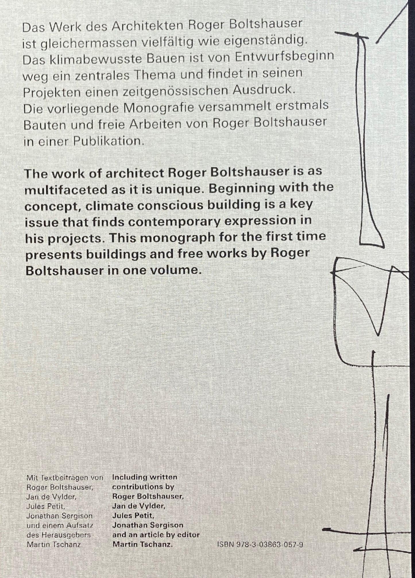 Roger Boltshauser ロジャー・ボルツハウザー