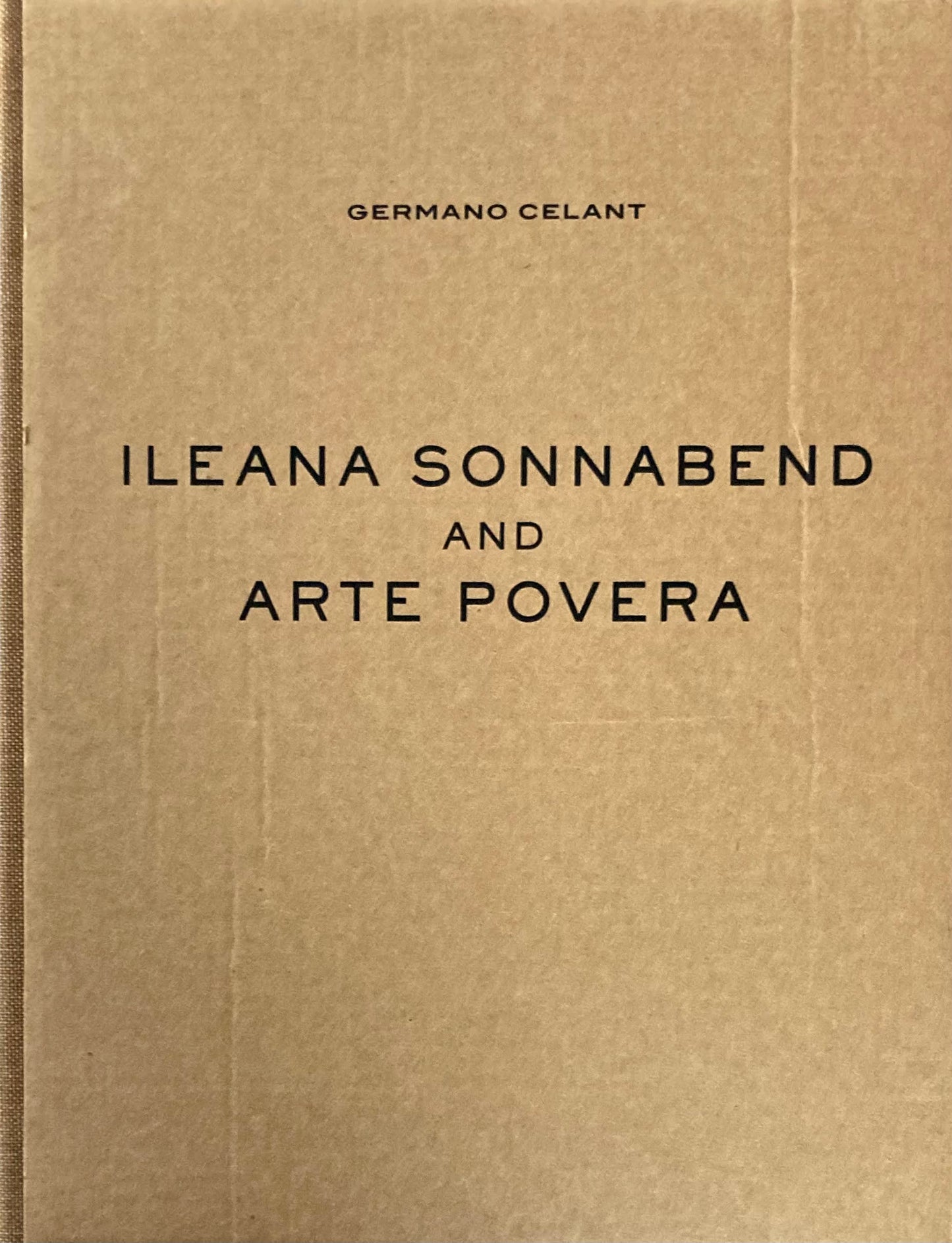 ILEANA SONNABEND AND ARTE POVERA GERMANO CELANT