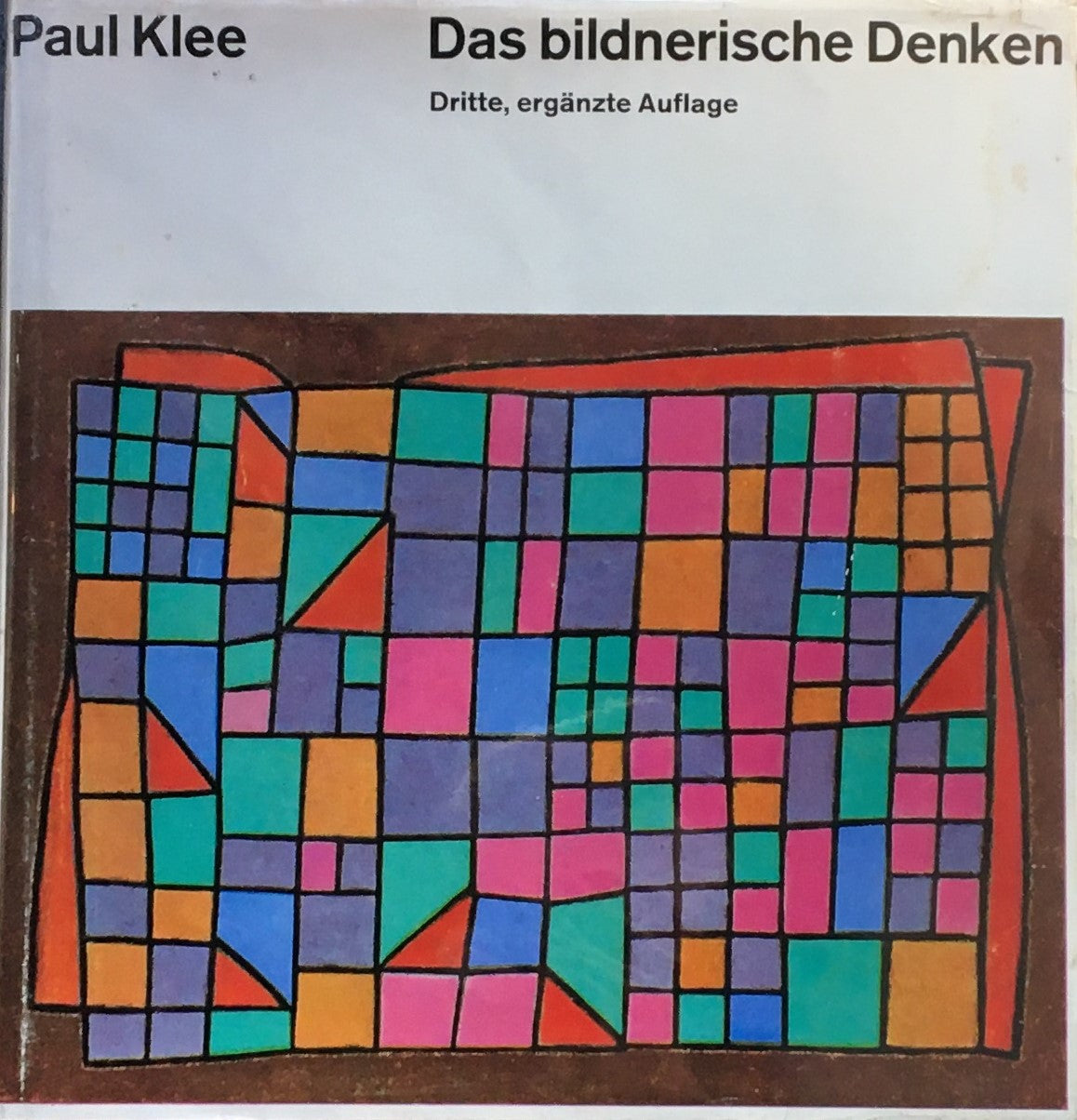 Paul Klee Das bildnerische Denken Form und Gestaltungslehre Band1 