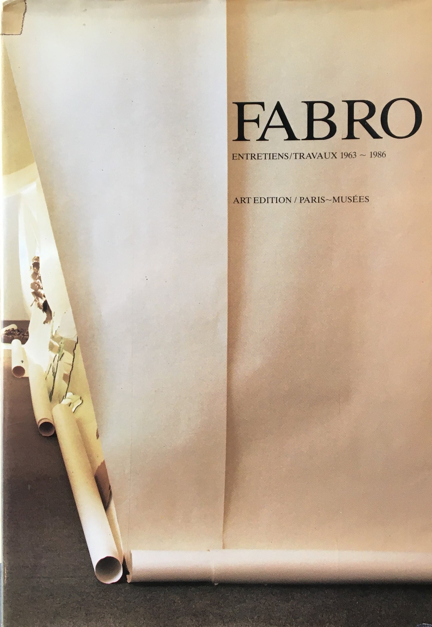 LUCIANO FABRO TRAVAUX ENTRETIENS 1963-1986