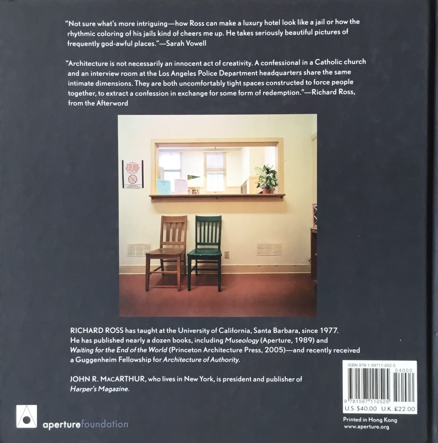 Architecture of Authority Richard Ross リチャード・ロス写真集