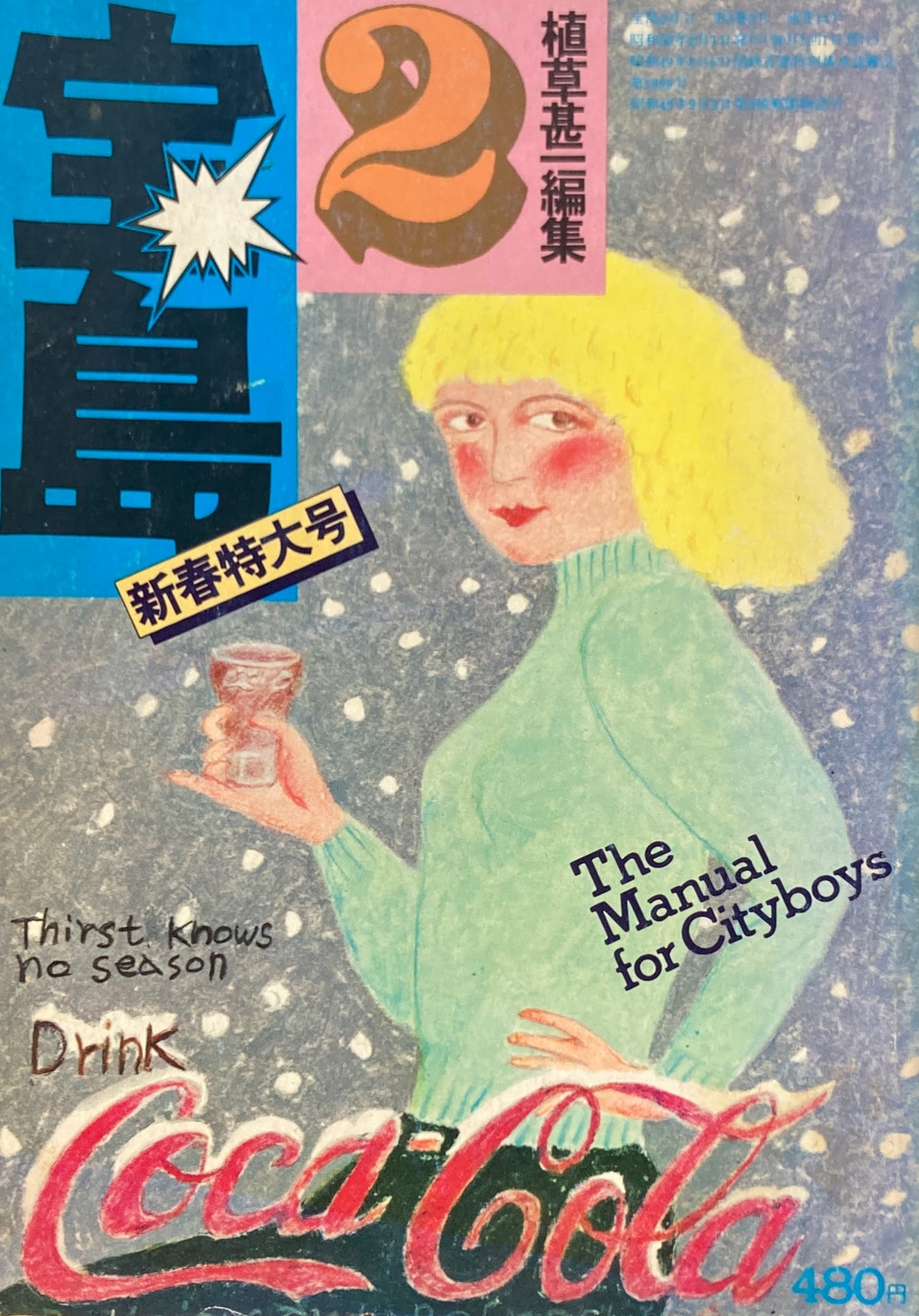 宝島 1975年2月号 大潟宝島マニュアル第2弾 コカ・コーラ 植草甚一編集