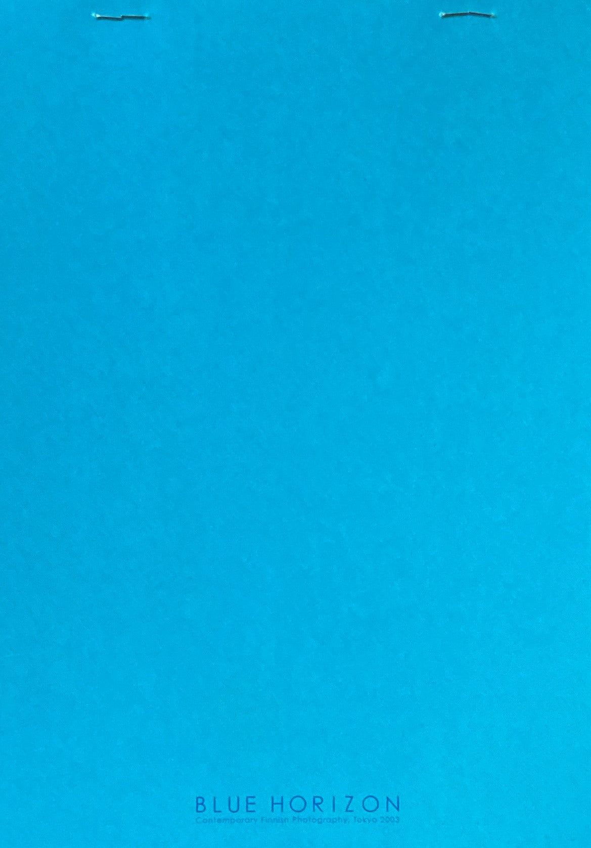 BLUE HORIZON Contemporary Finnish Photography TOKYO 2003
