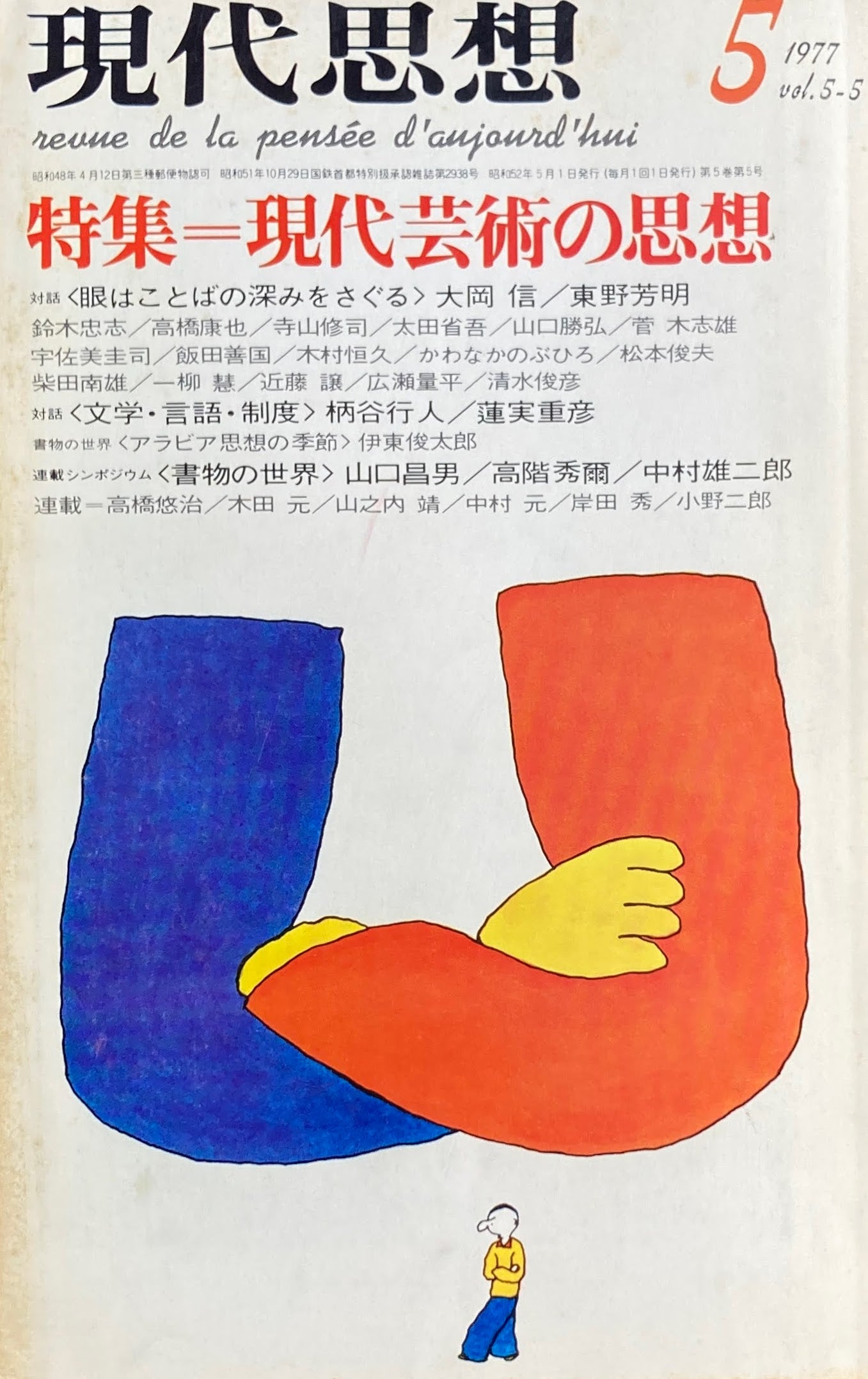 現代思想 1977年5月号 特集 現代芸術の思想