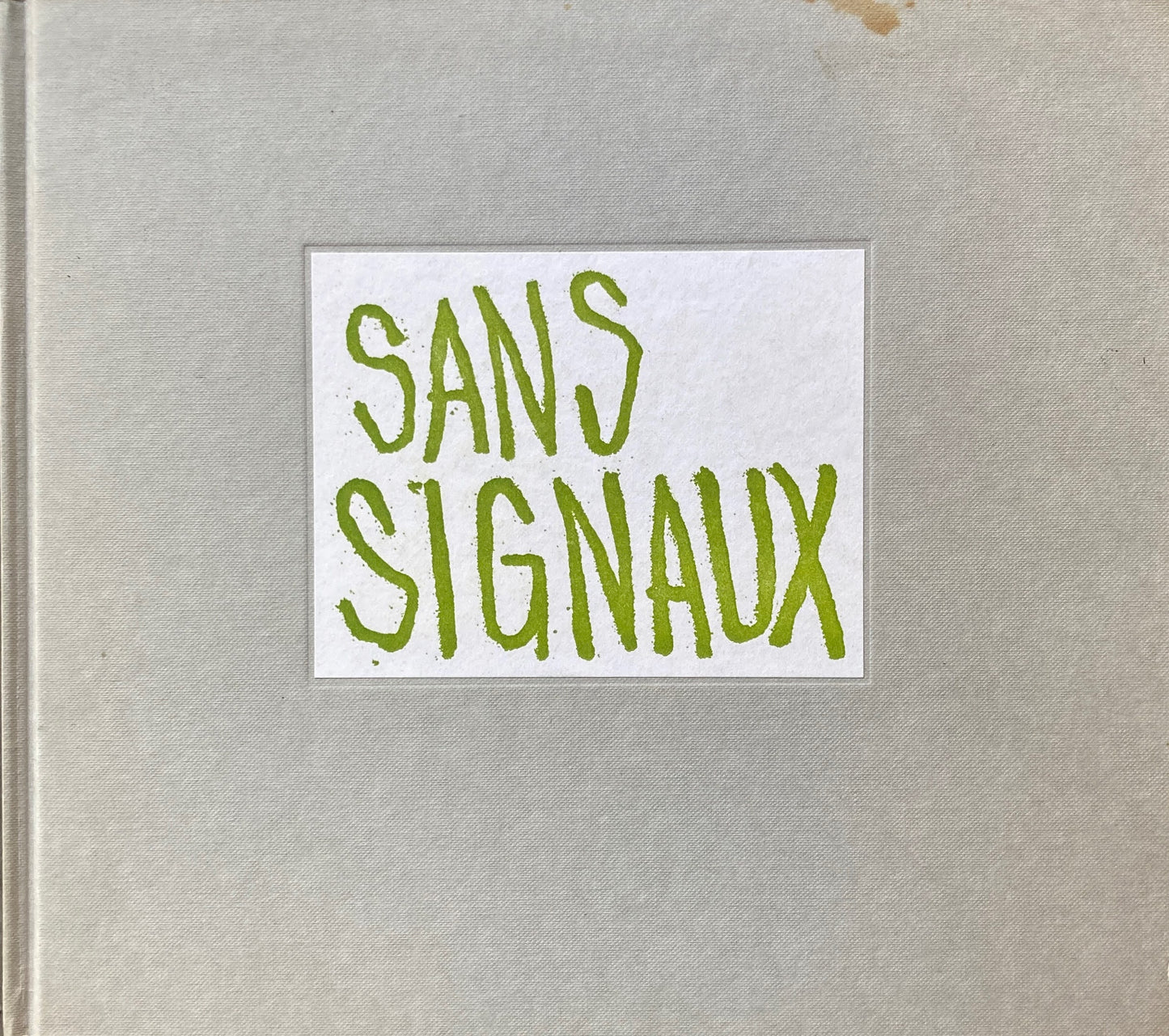 SANS SIGNAUX Erica Van Horn and Simon Cutts サイモン・カッツ & エリカ・ヴァン・フォン