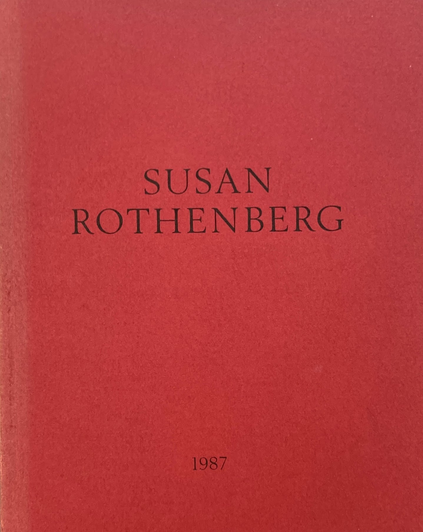 Susan Rothenberg Paintings 1987 スーザン・ローゼンバーグ