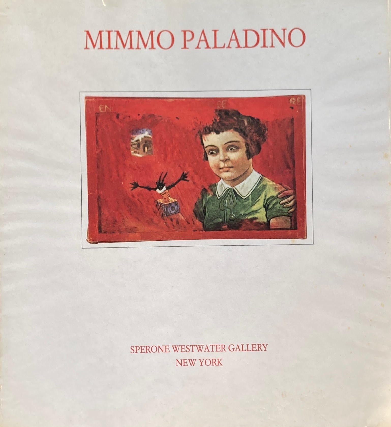 Mimmo Paladino Sperone Westwate Gallery