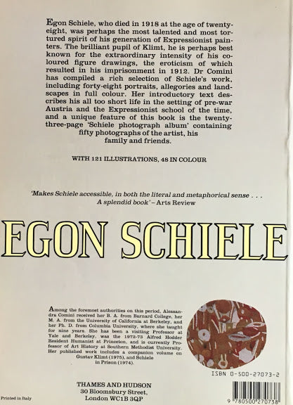 Egon Schiele Alessandora Comini エゴン・シーレ