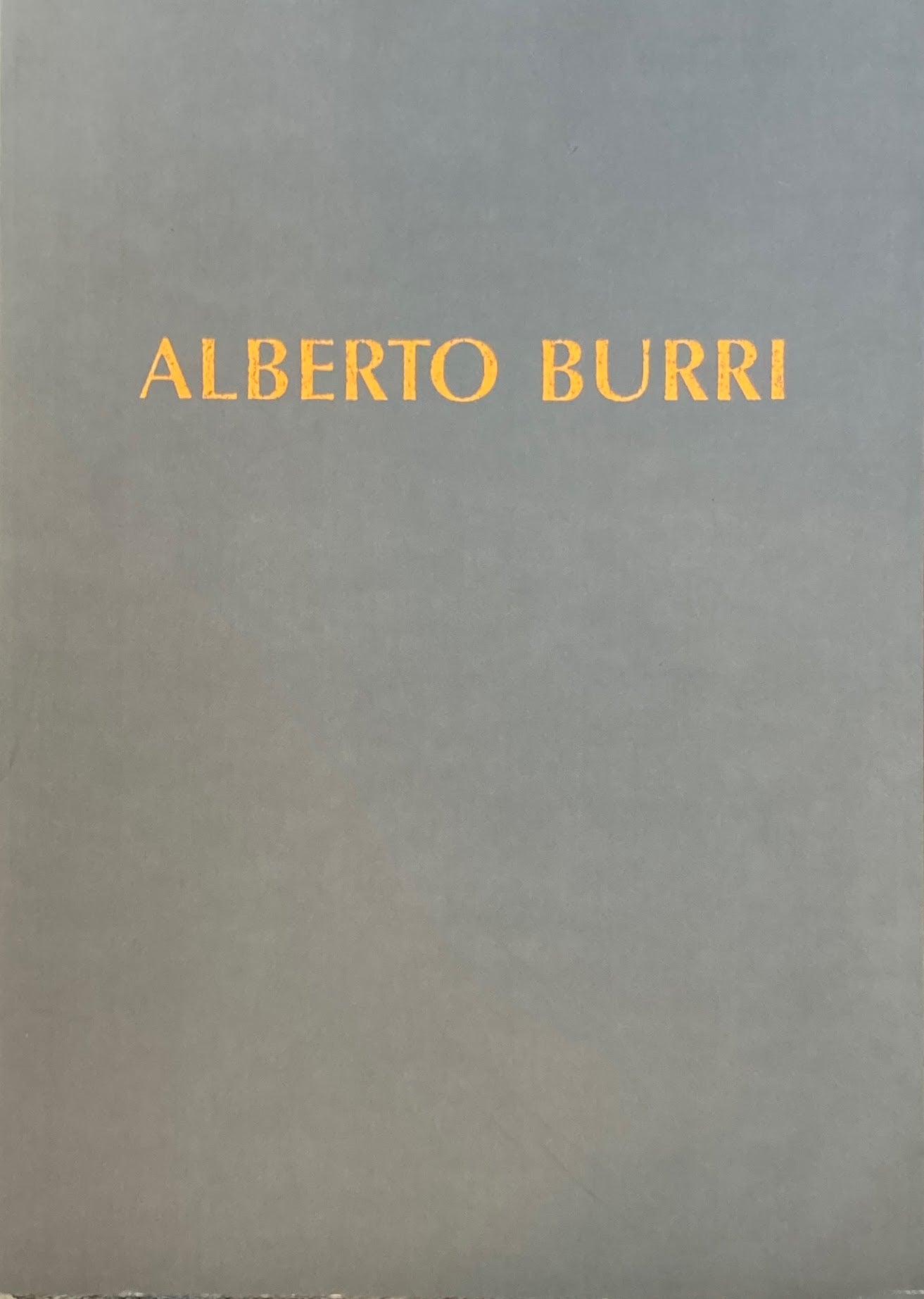 ALBERTO BURRI 児玉画廊 – smokebooks shop