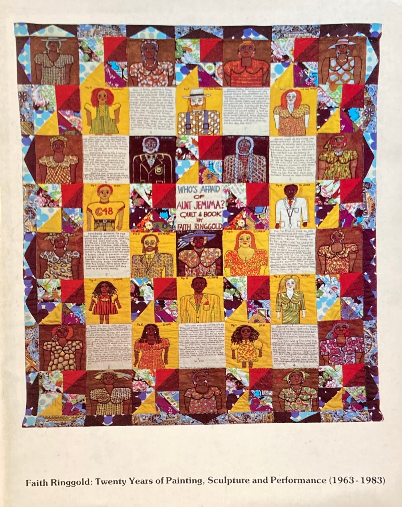Faith Ringgold Twenty Years of Paintings, Sculpture and Performance 1963-1983 フェイス・リングゴールド