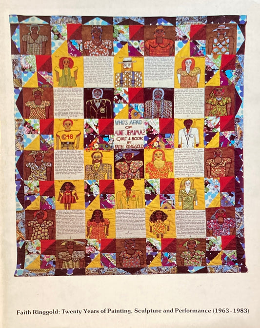 Faith Ringgold Twenty Years of Paintings, Sculpture and Performance 1963-1983 フェイス・リングゴールド