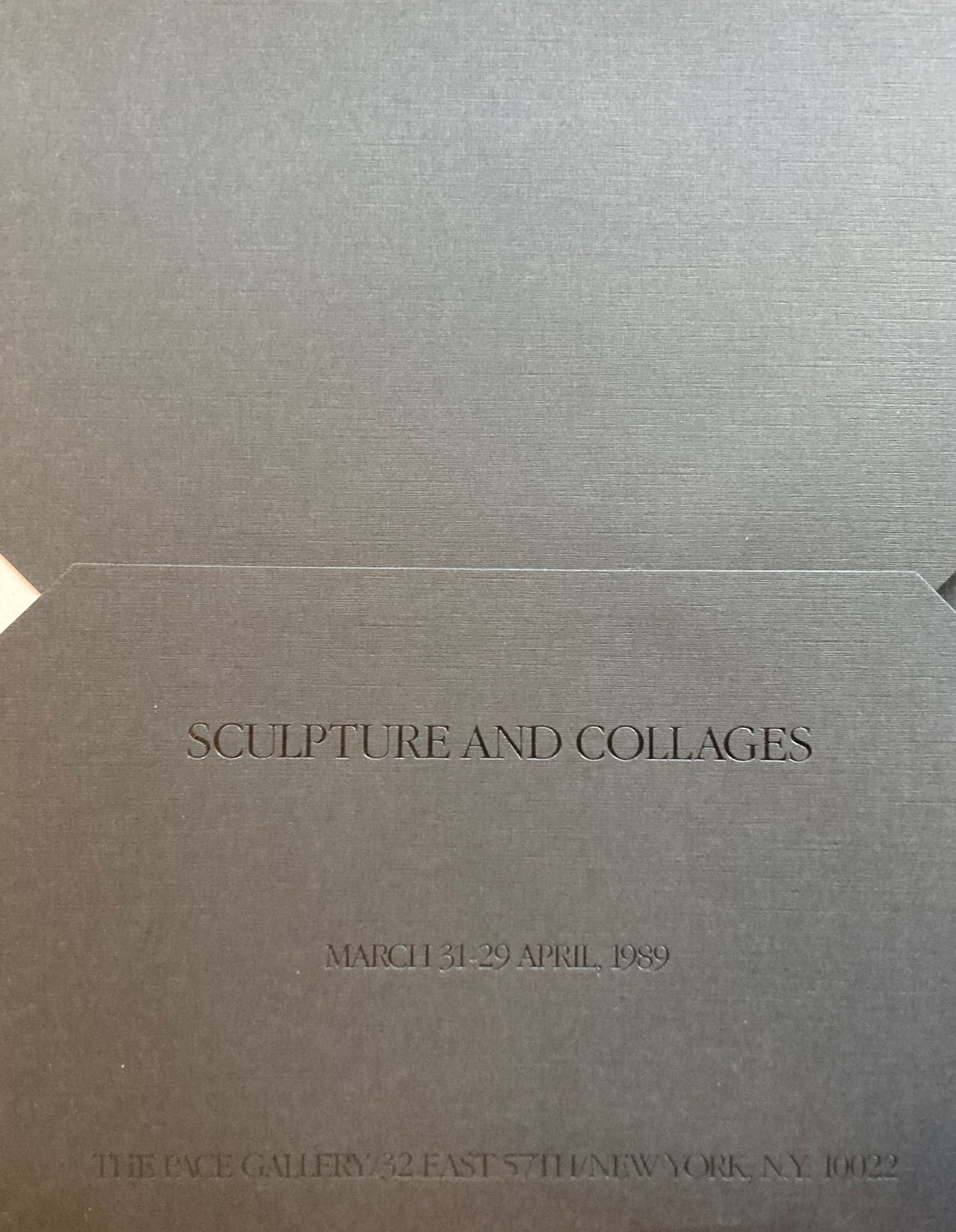 LOUISE NEVELSON REMEMBERED Sculpture and Collages ルイーズ・ネヴェルソン 1989