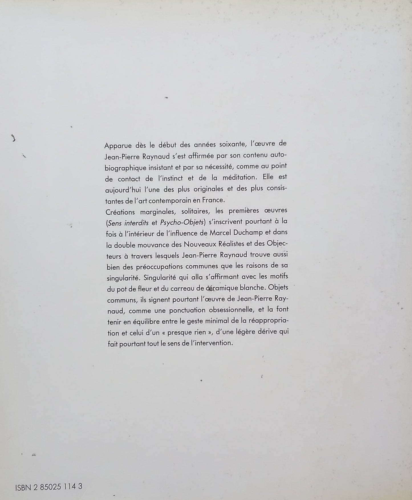Jean-Pierre Raynaud ジャン=ピエール・レイノー