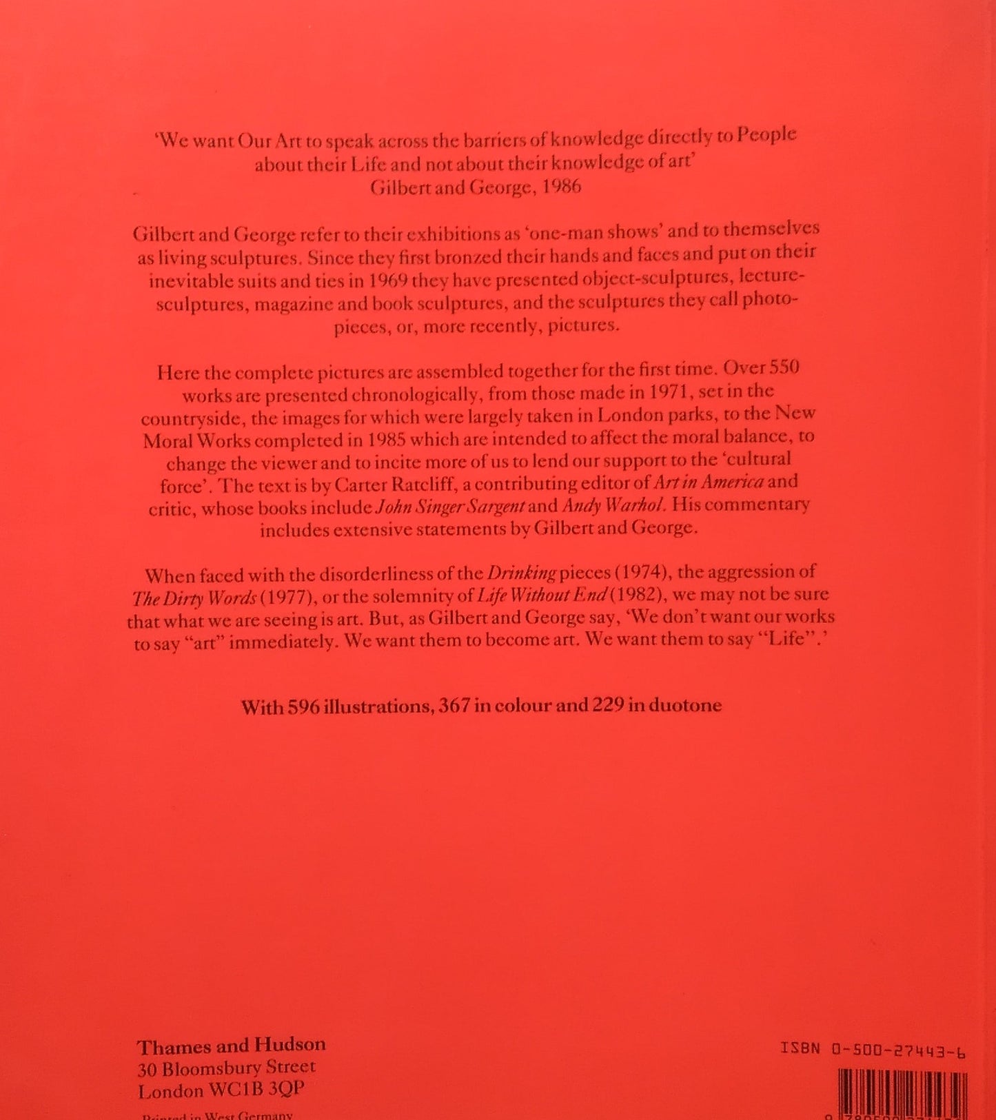 ギルバート&ジョージ Gilbert and George The Complete Pictures 1971-1985