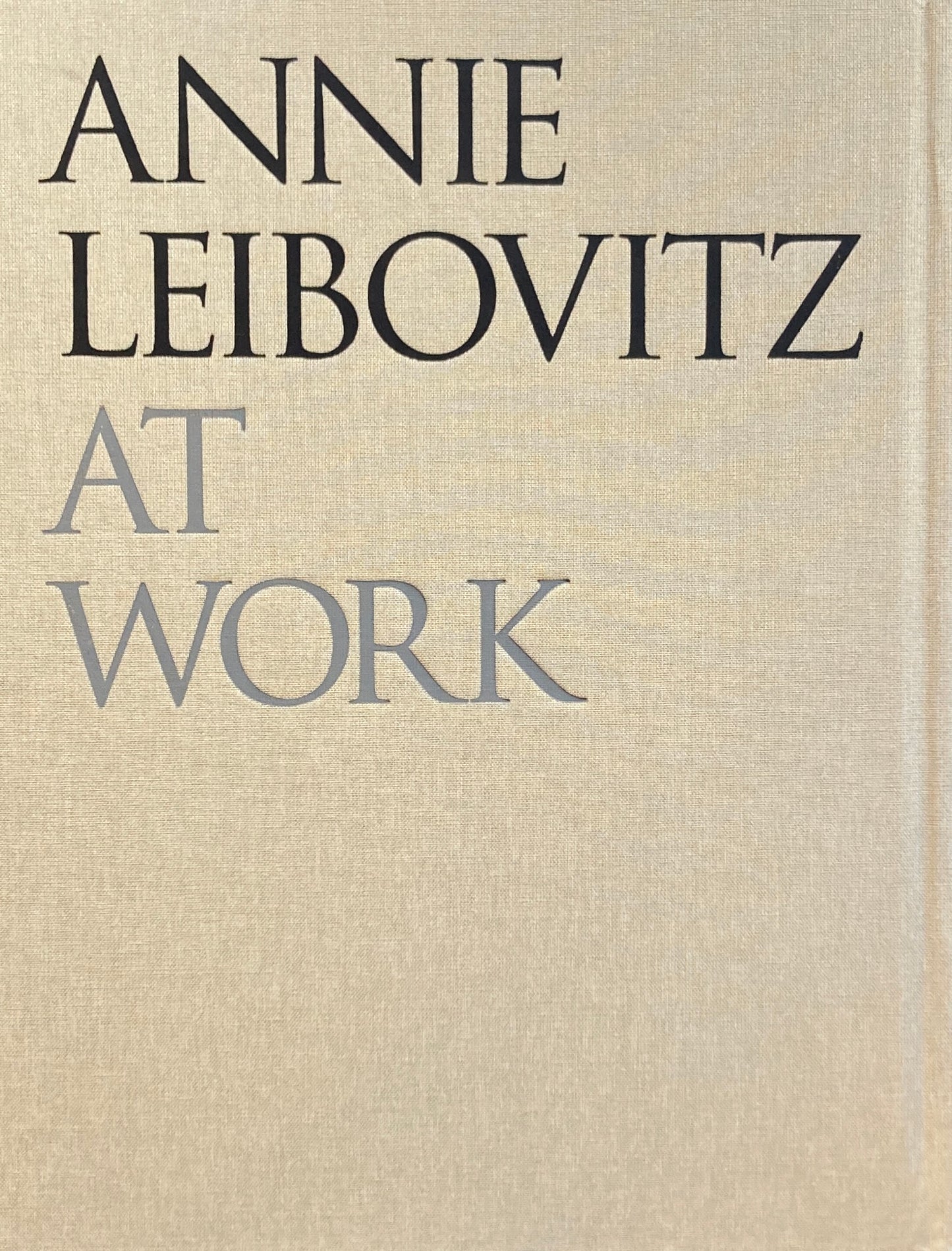 ANNIE LEIBOVITZ AT WORK