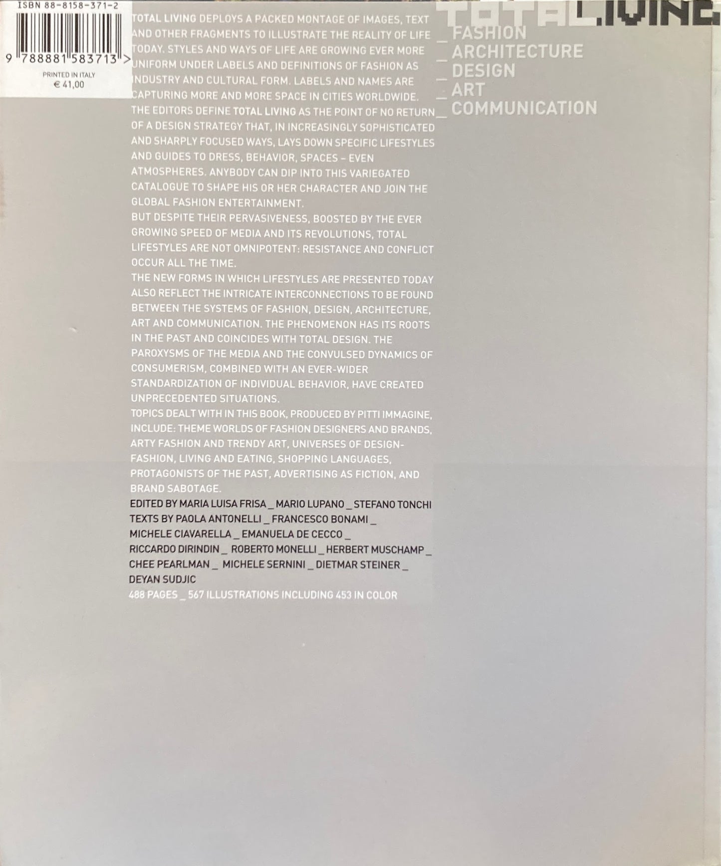 Total Living Art, Fashion, Design, Architecture, Communication