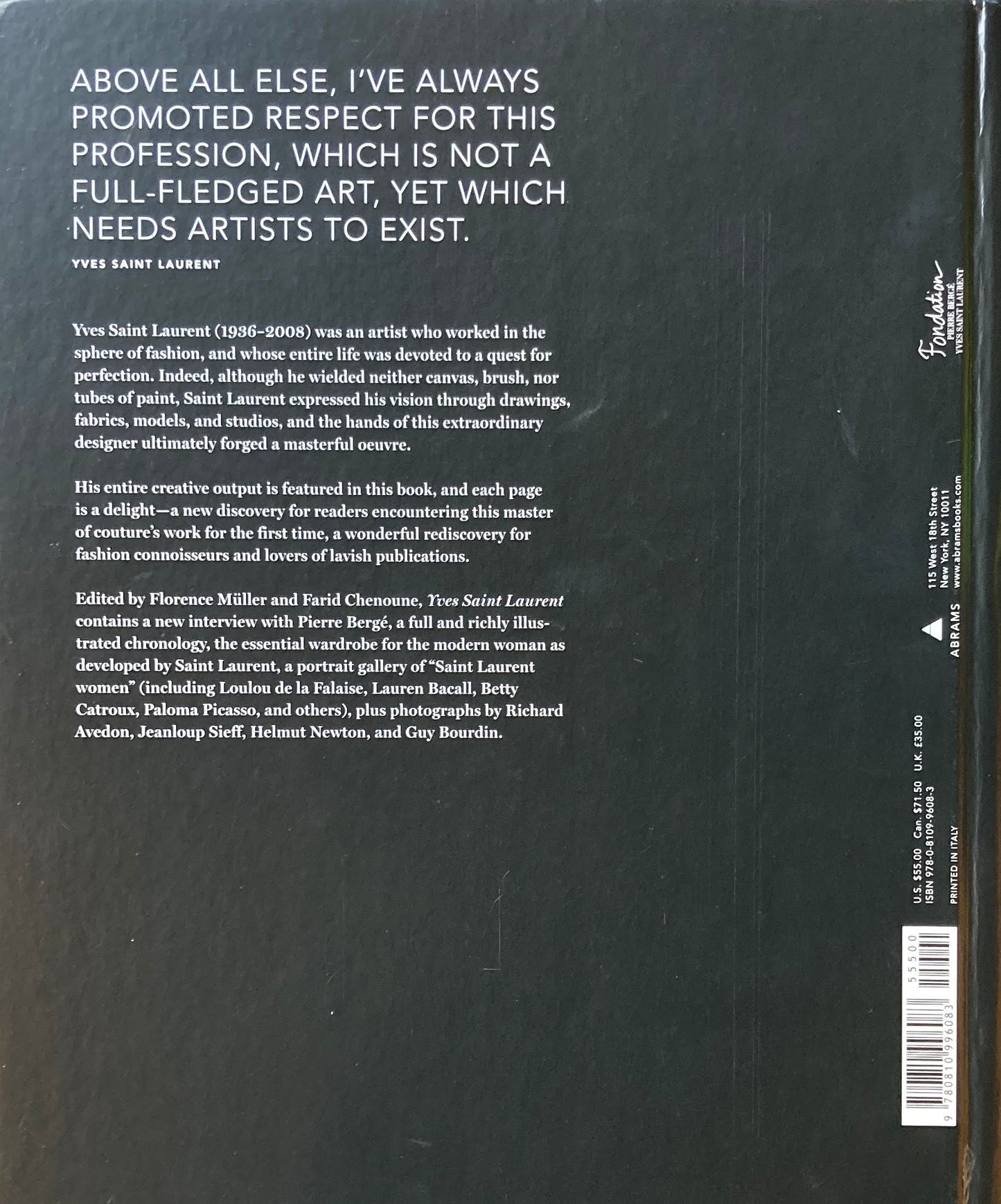 Yves Saint Laurent Florence Muller