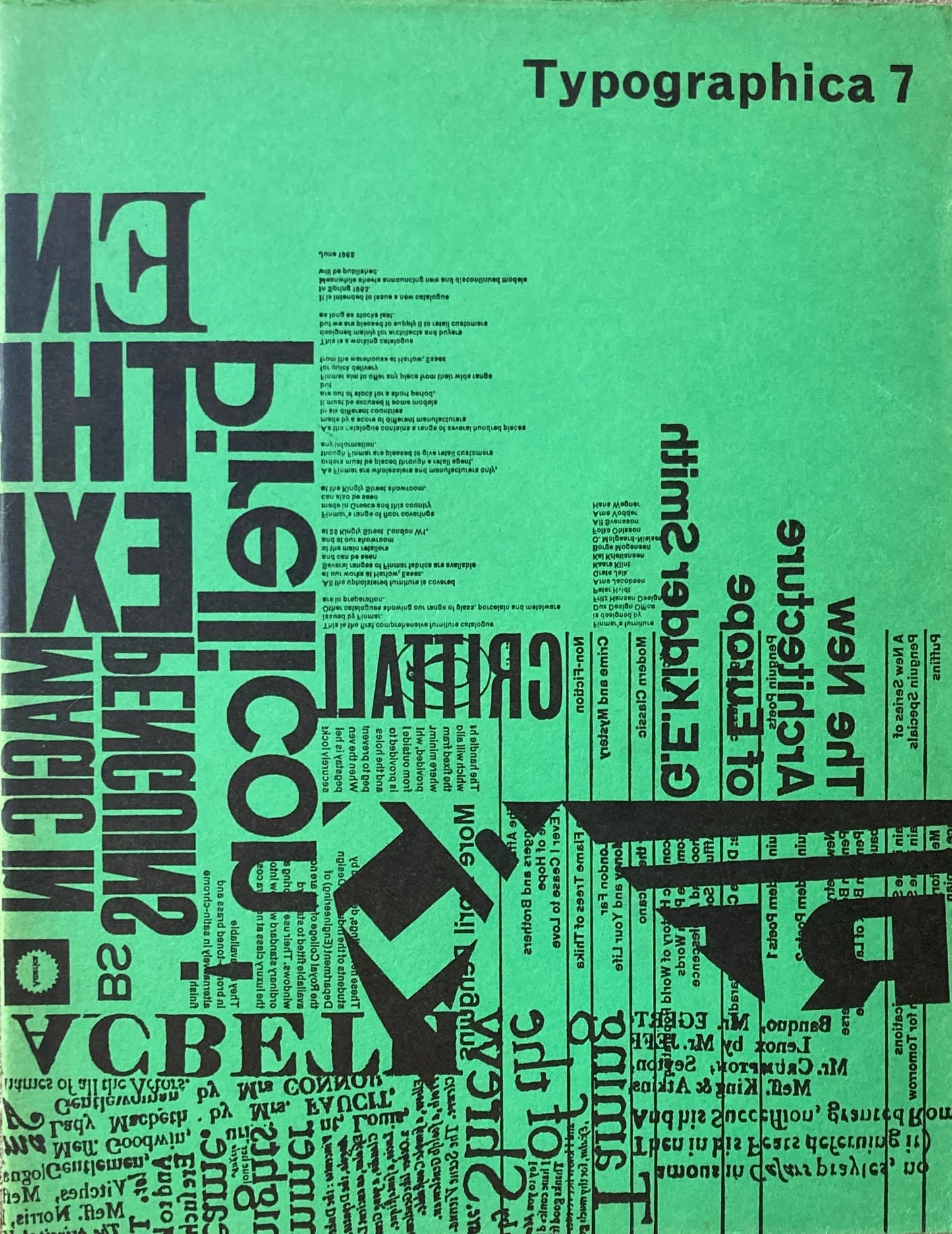 Typographica 7 May 1963 edited by Herbert Spencer