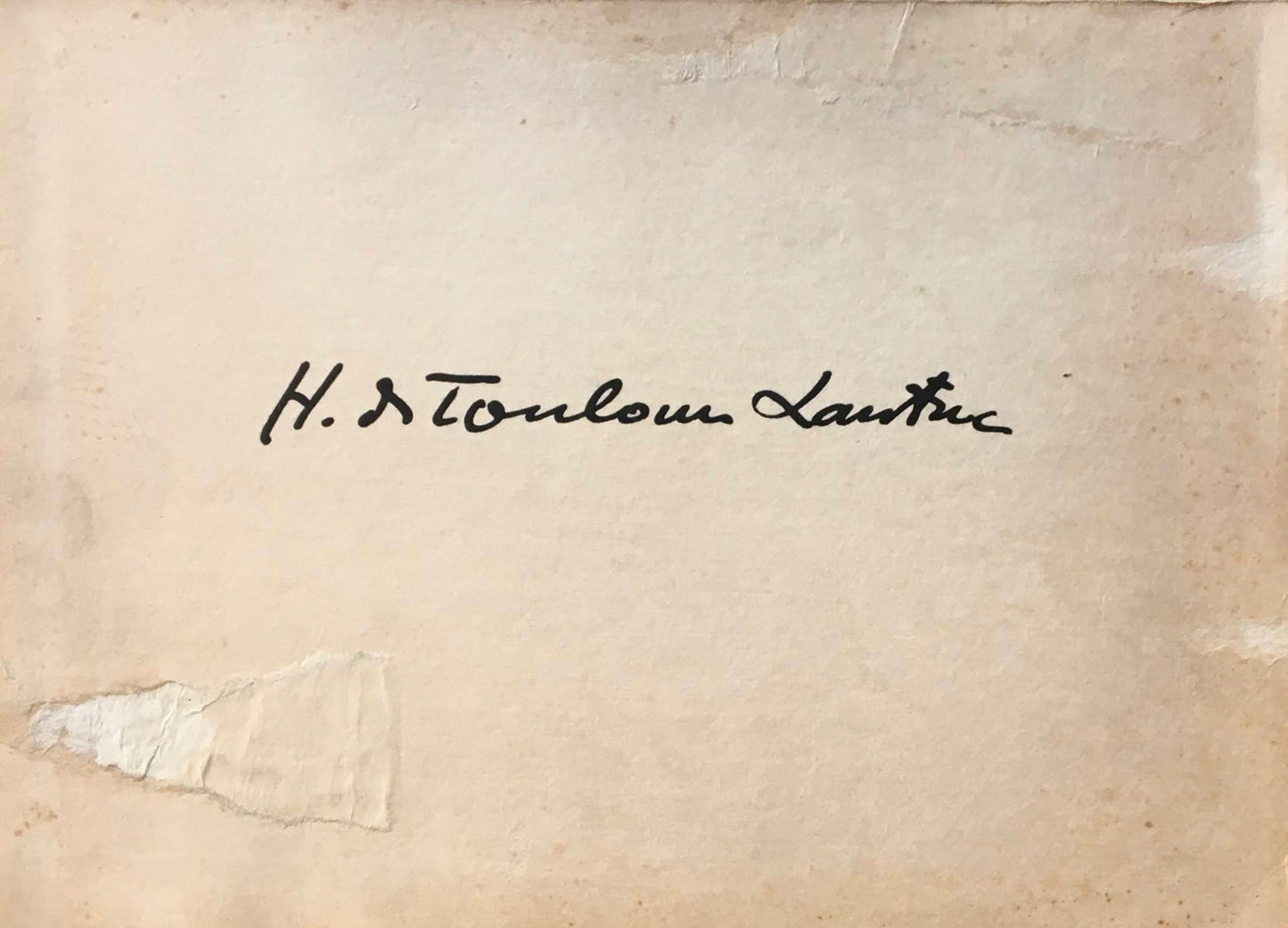 Cent-dix dessins Inédits H. de Toulouse Lautrec ロートレック