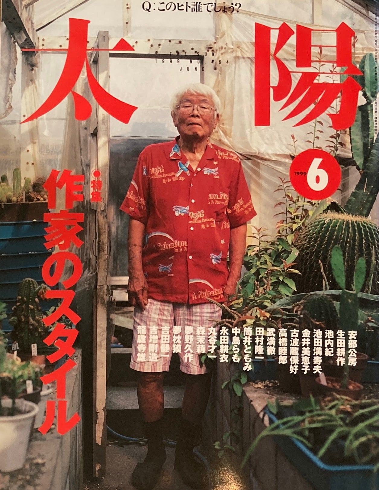 太陽 1999年6月号 作家のスタイル