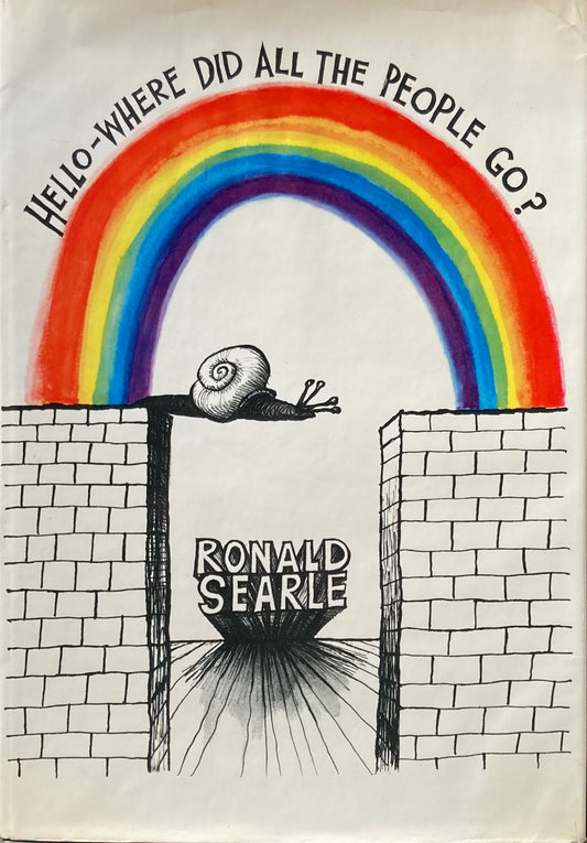 Hello-Where Did All The People Go ?  Ronald Searle ロナルド・サール