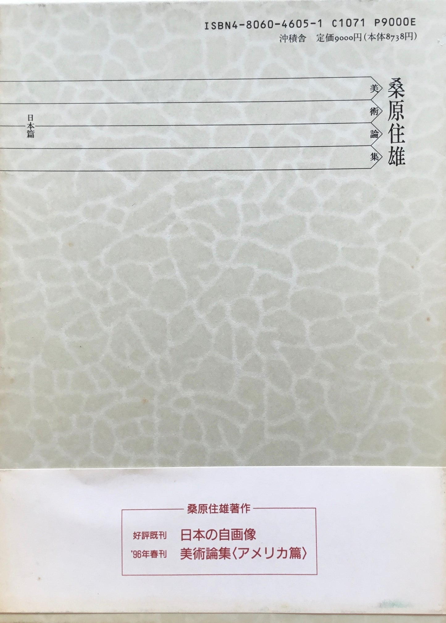 美術論集 日本篇 桑原住雄