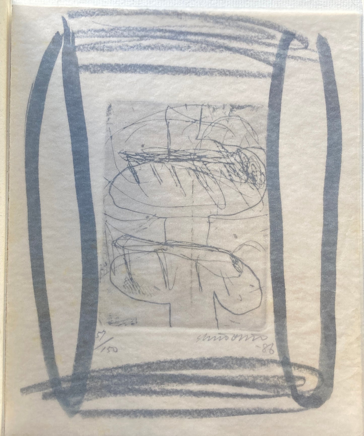 画集『LONDON/HONCON 1980』大竹伸朗 倫敦/香港 特装本 限定本 新作銅版画一葉 エディション付