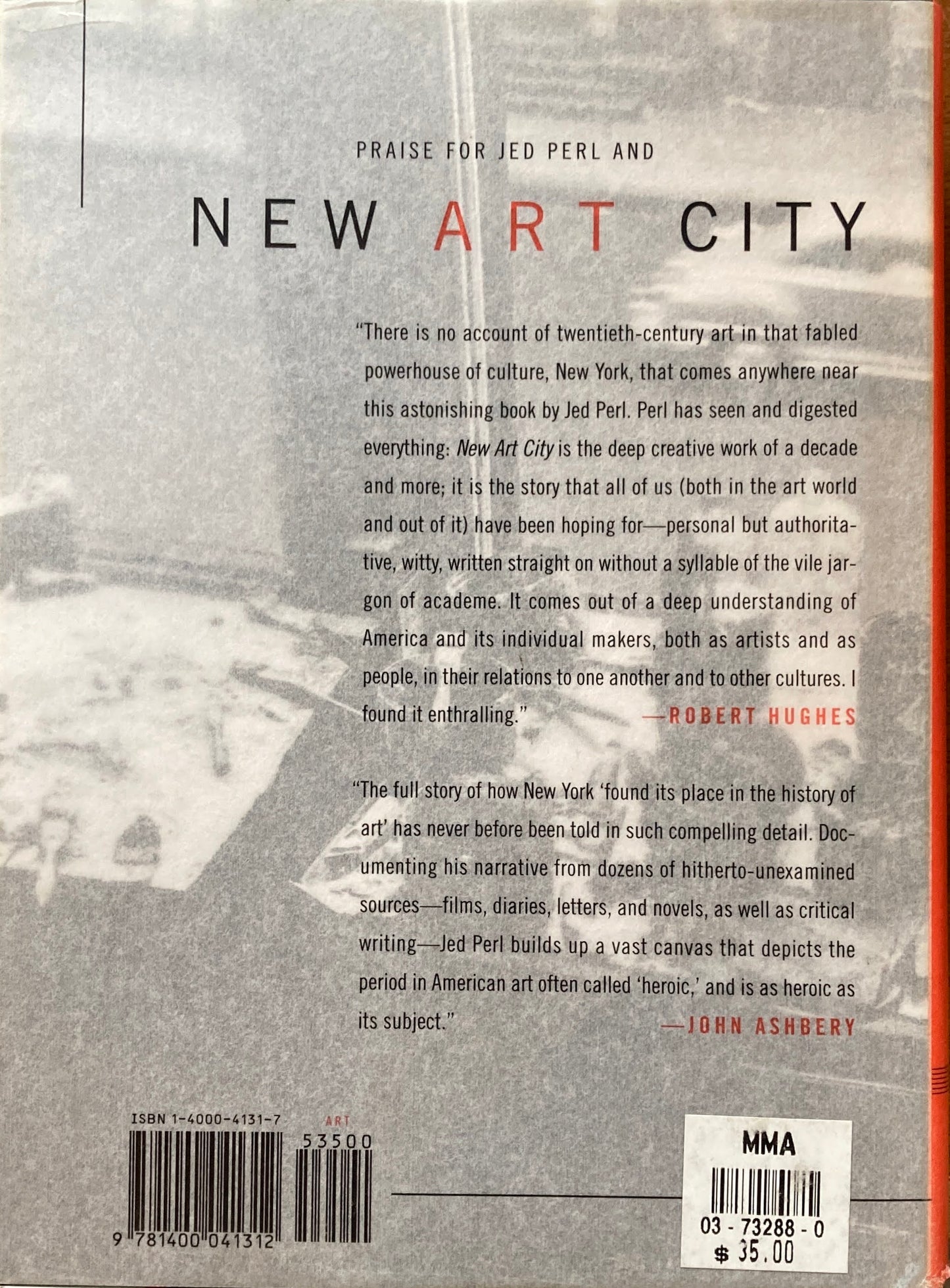 NEW ART CITY JED PERL