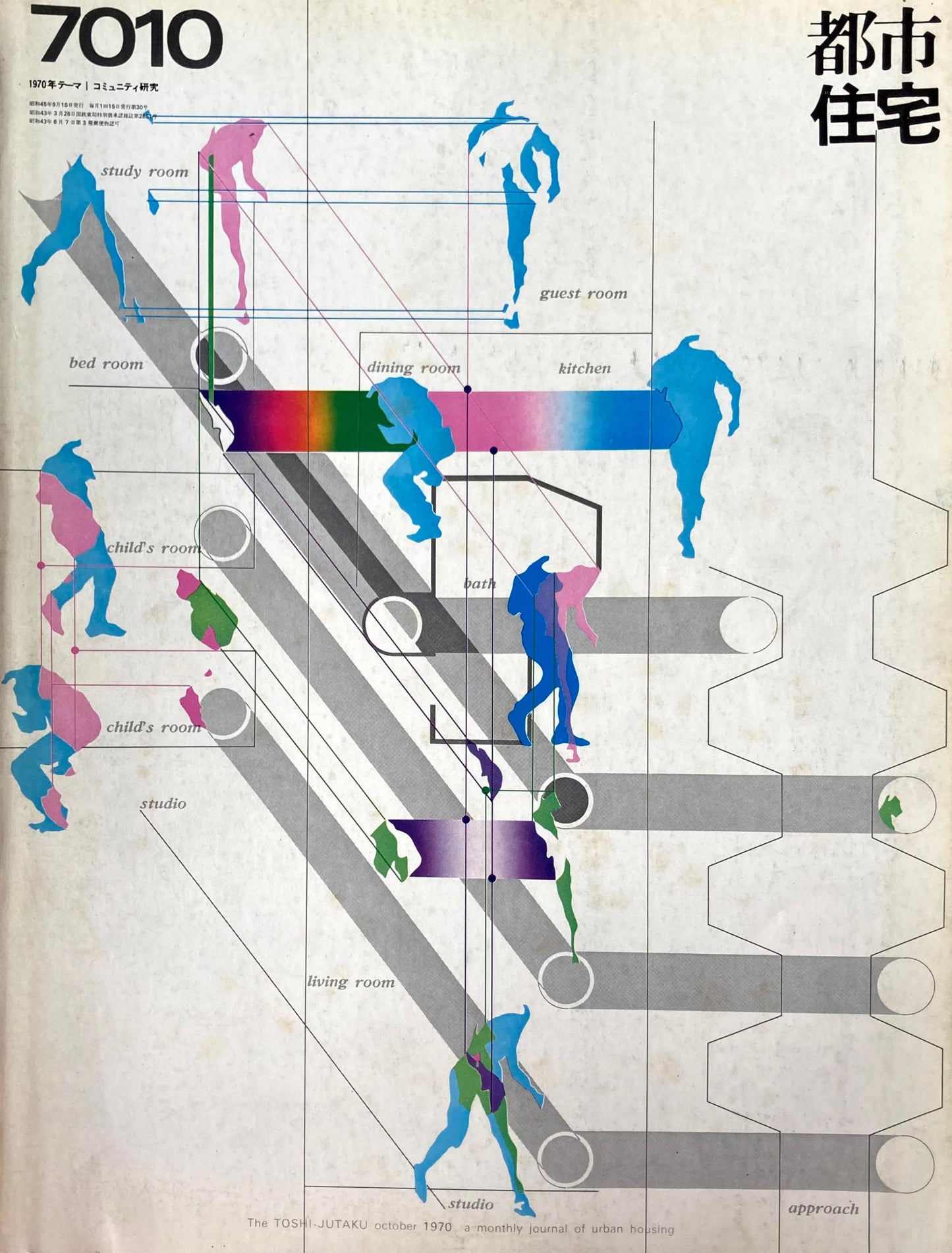 都市住宅 1971年10月号 コミュニティ研究