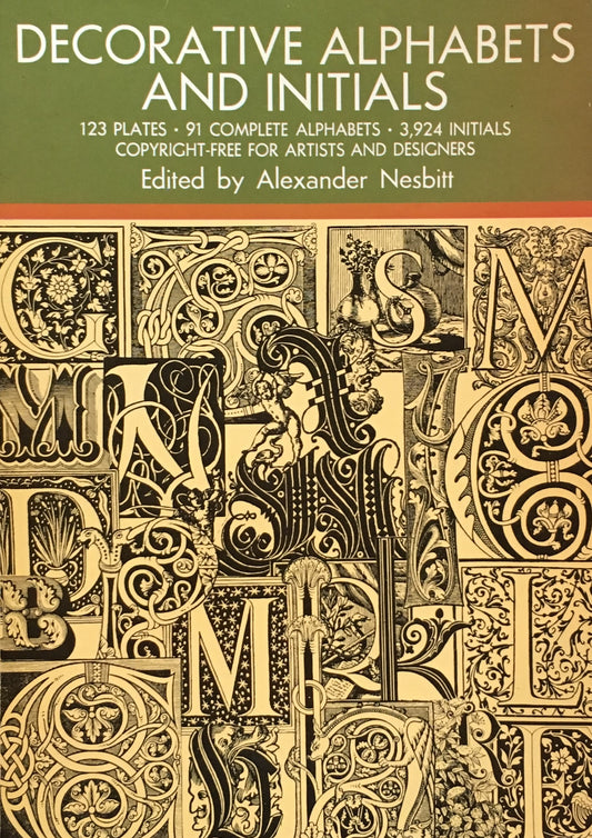 Decorative Alphabets and Initials Dover