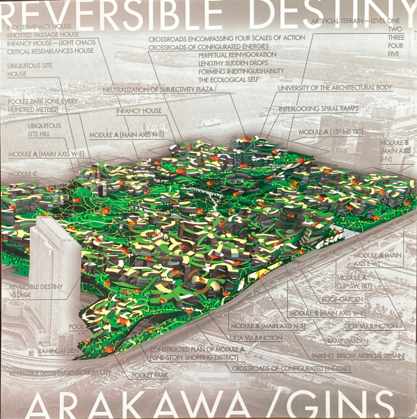 REVERSIBLE DESTINY WE HAVE DECIDED NOT TO DIE. ARAKAWA/GINS 荒川修作+マドリン・ギンズ