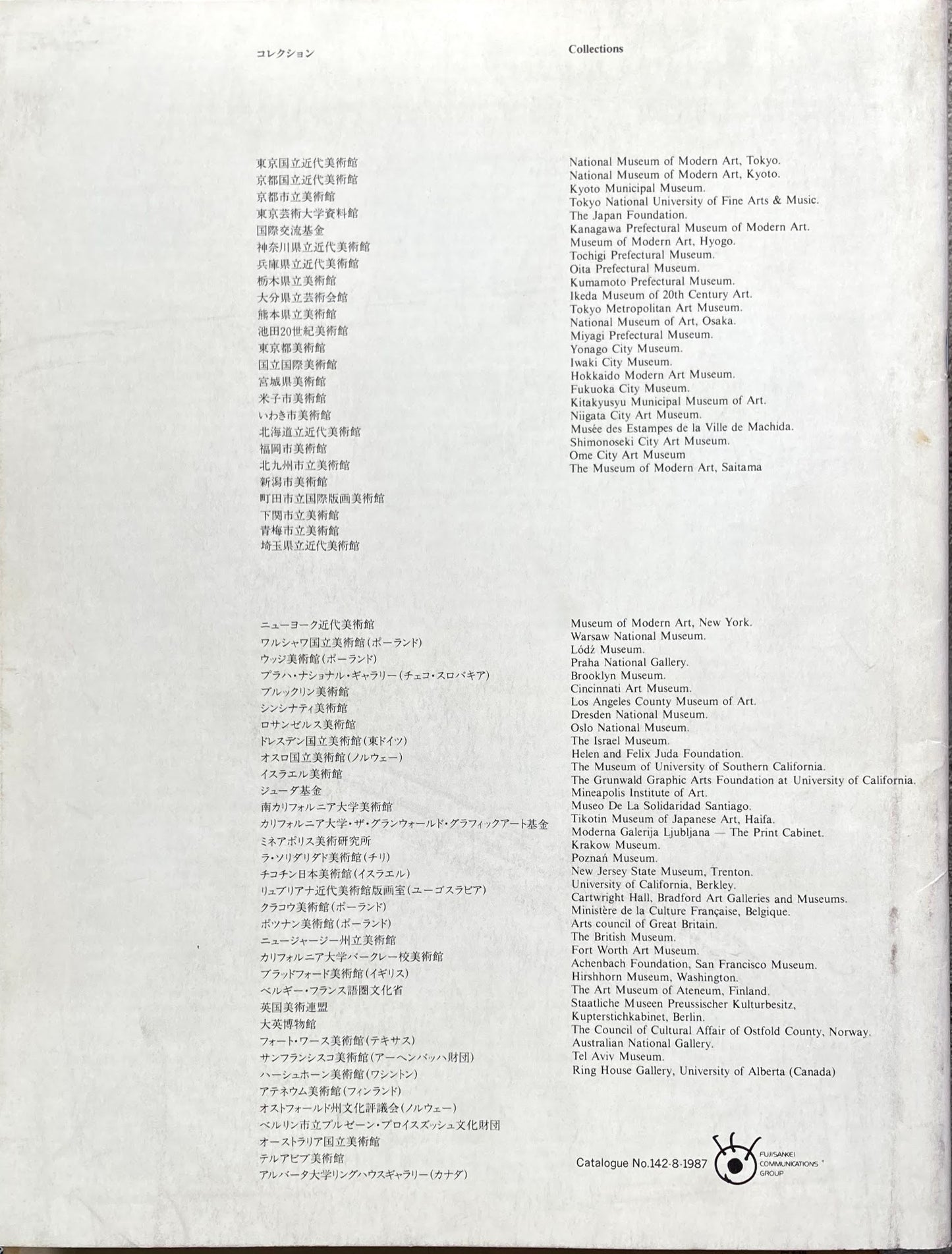 野田哲也展 Tetsuya Noda The Works 1983-1987