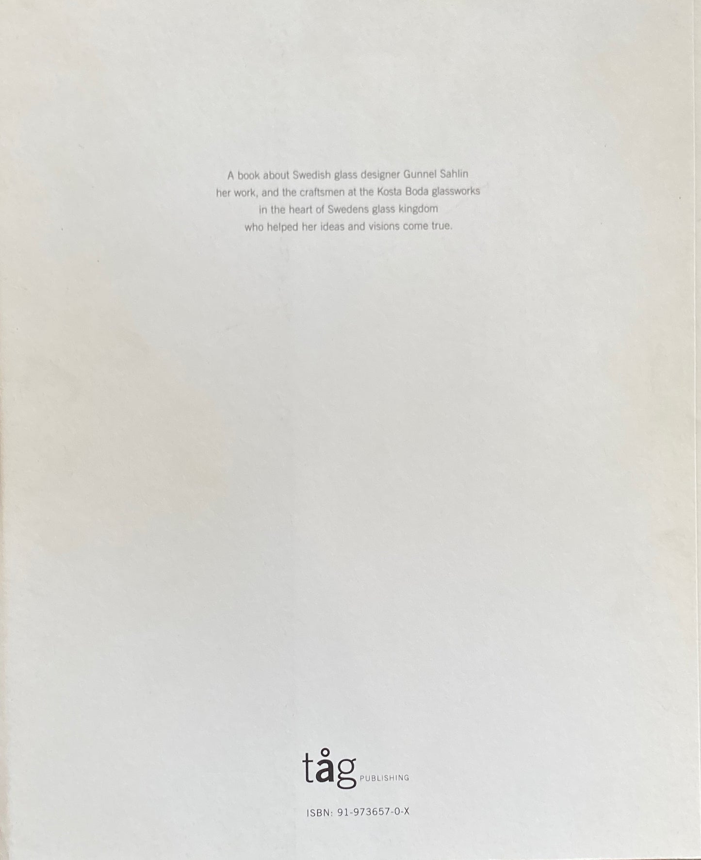 Gunnel Sahlin & Kosta Boda グンネル・サーリン