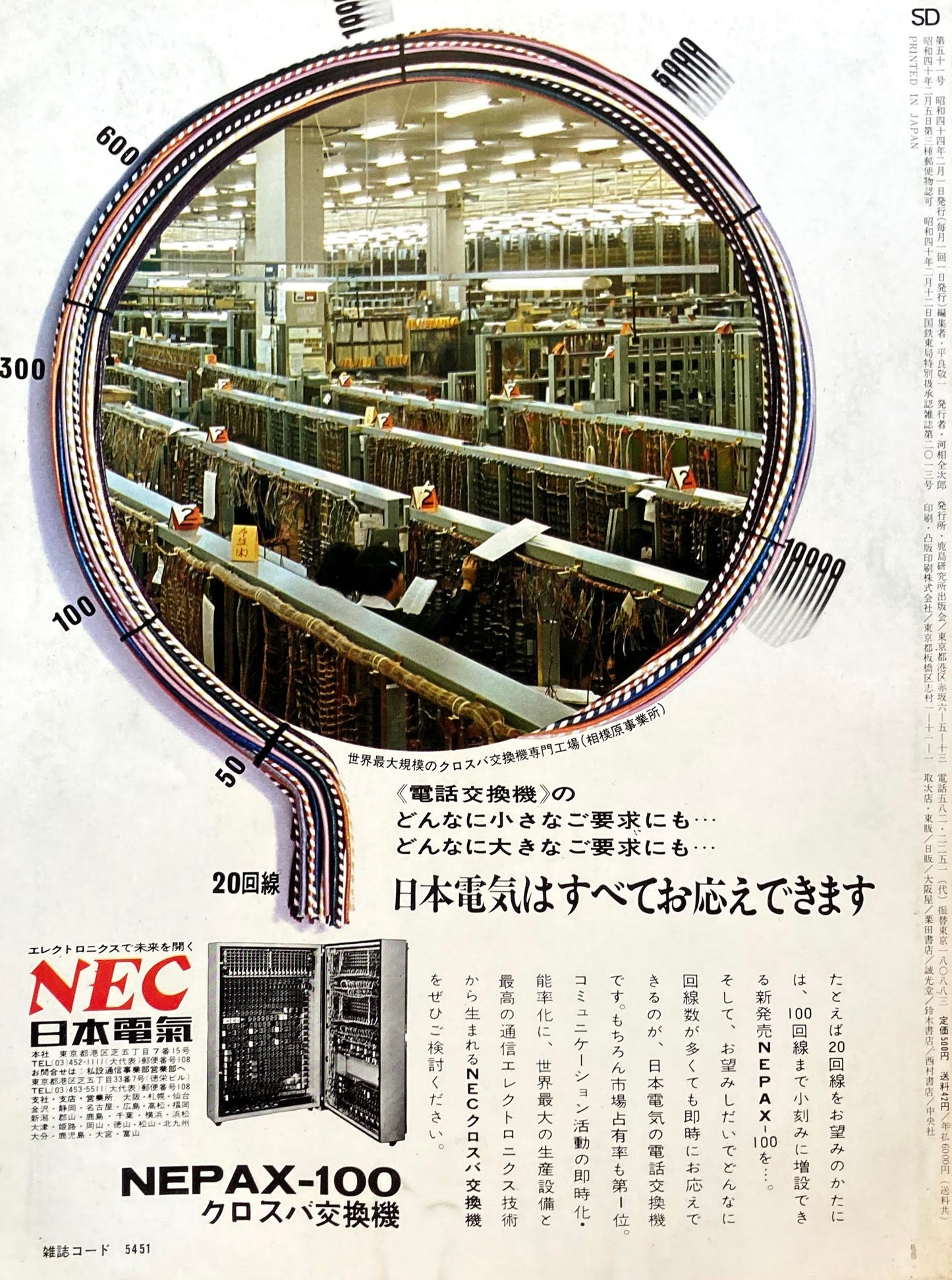 SD スペースデザイン 1969年2月号 NO.51 <無関係>の芸術