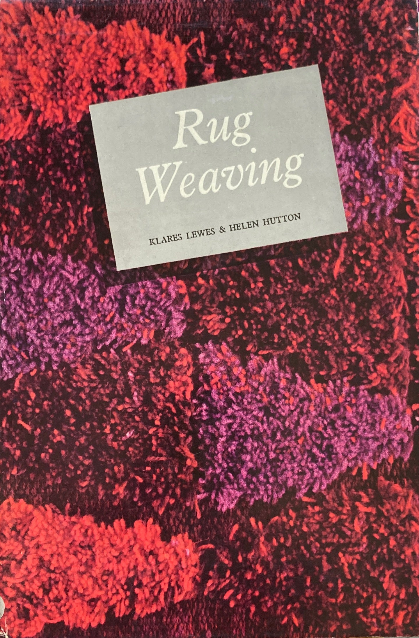 Rug Weaving Klares Lewis & Helen Hutton