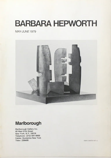 Hepworth Carvings and Bronzes Marlborough New York 1979 バーバラ・ヘップワース