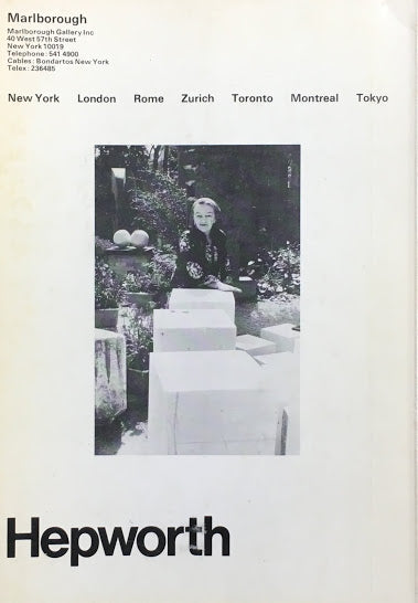Hepworth Conversasions Marlborough New York 1974 バーバラ・ヘップワース