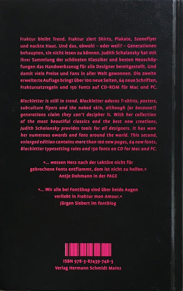 Fraktur mon Amour Judith Schalansky ユーディット・シャランスキー Hermann Schmidt版