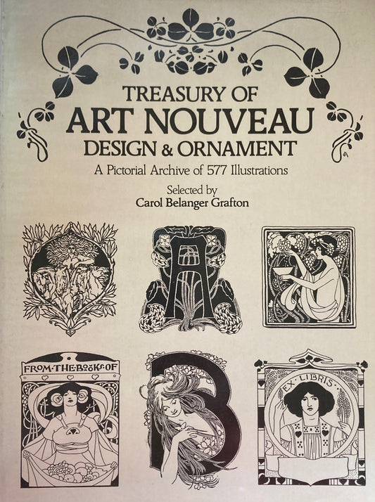 Treasury of Art Nouveau Design & Ornament  Dover