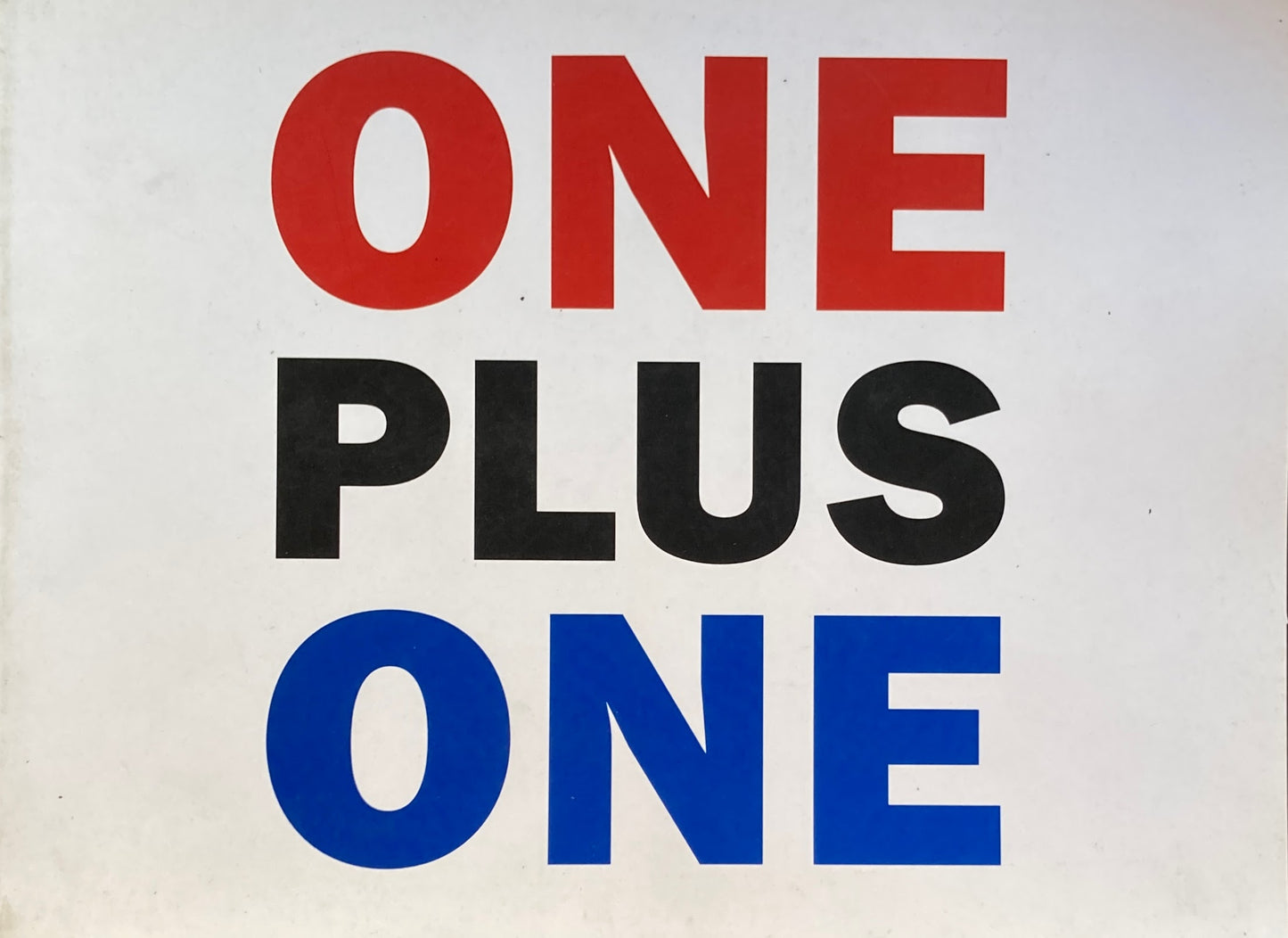 One Plus One ワン・プラス・ワン ジャン・リュック・ゴダール パンフレット